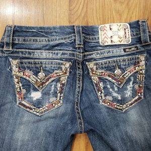 Bling Mid-rise easy boot Miss Me jeans!